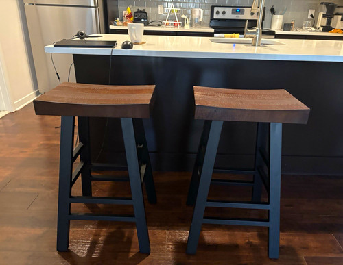 Set backless barstools - 2,
